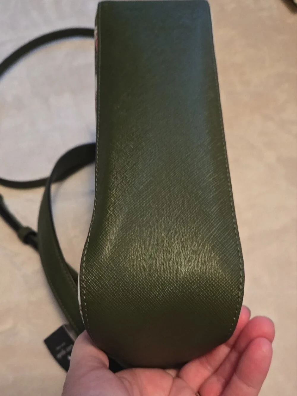 kate spade Cream Floral Crossbody with Pink and Green Accents